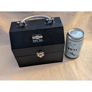 Vintage Drambuie Rusty Nail Bar Kit Box Toolbox Style Black Collectible